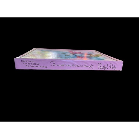 Vintage 1970 Quality Crest Pastel Pets birthday cards - Picture 2 of 13